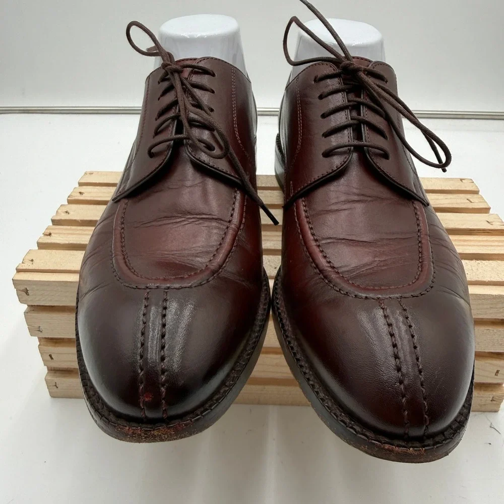 Beckett Simonon Clegg Split Toe Derby Blake Stitch Leather Burgundy Mens 8